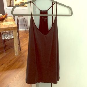 Velvety soft grey tank